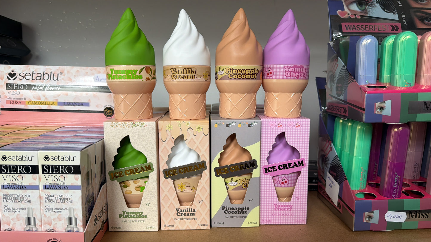 Ice Cream Eau de Toilette 100ml – 4 Fragranze Disponibili