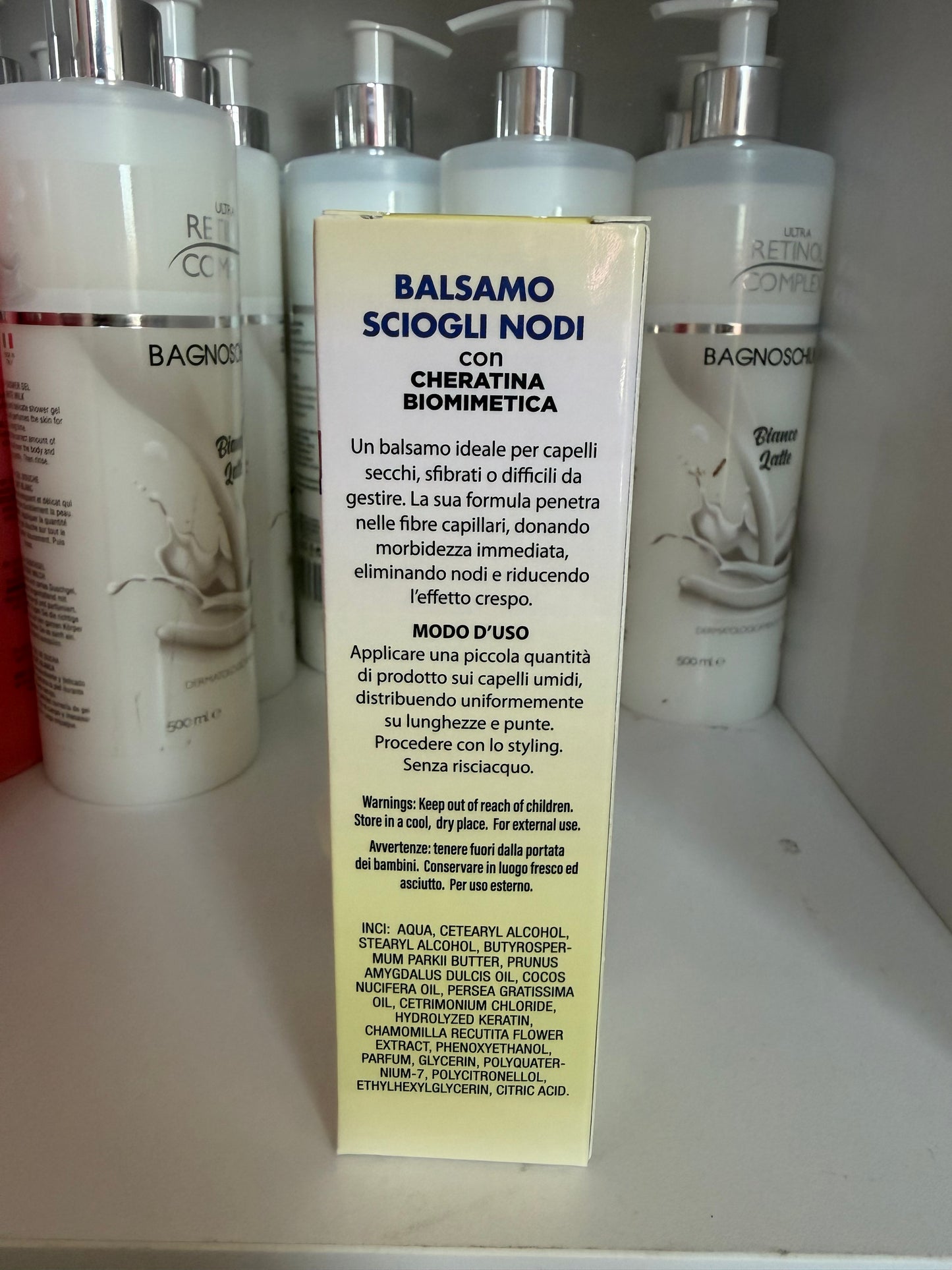 Balsamo Sciogli Nodi con Cheratina – Retinol Complex