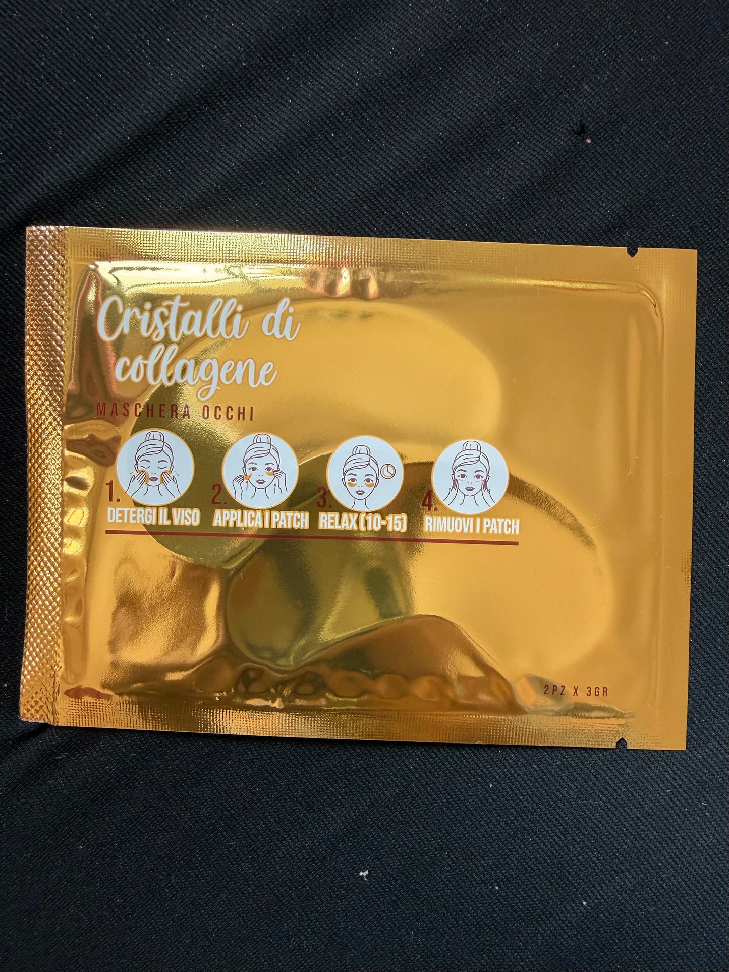 Patch Occhi al Collagene – Effetto Lifting & Anti-Rughe ✨💛