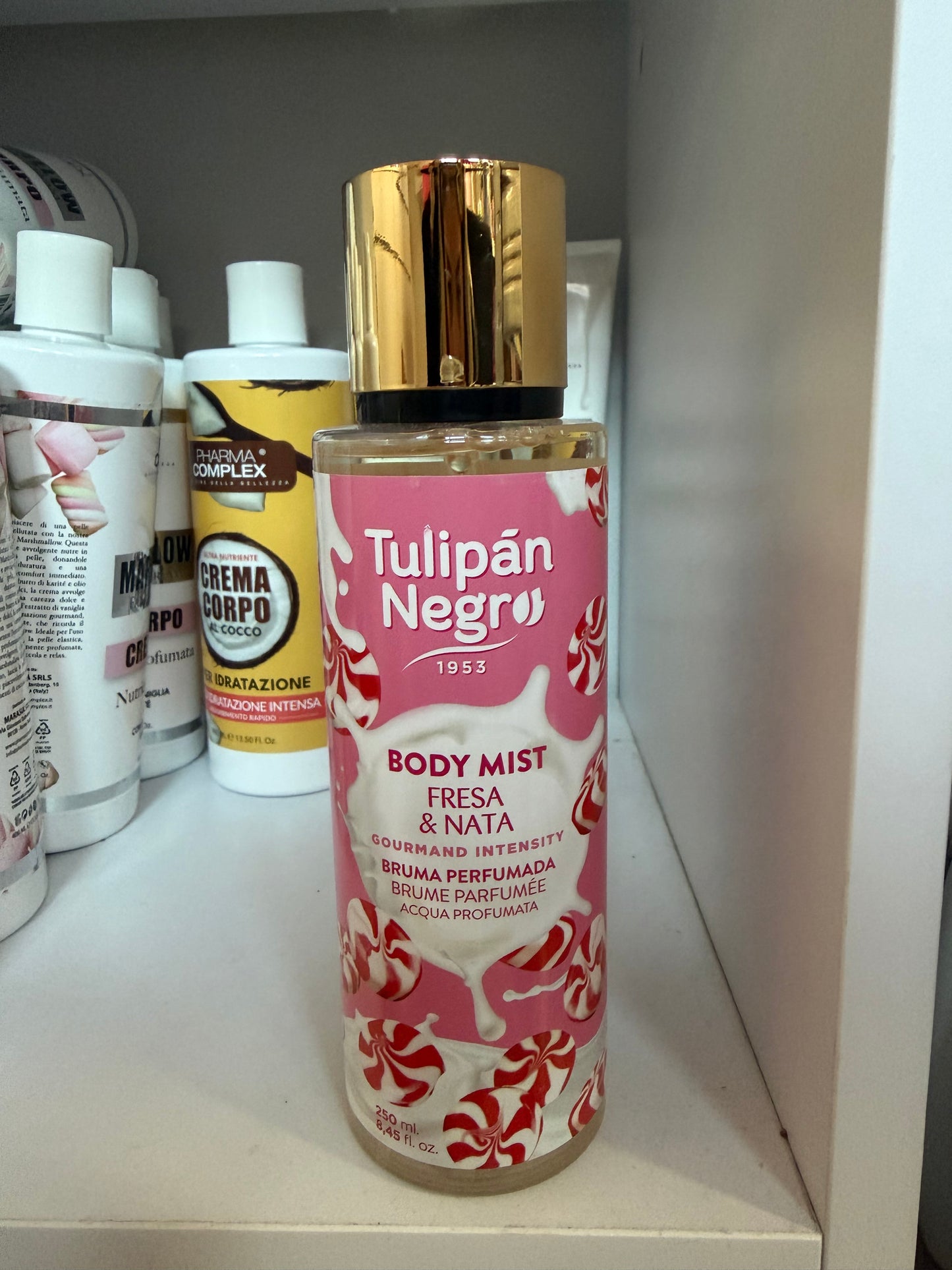 Tulipán Negro Fresa & Nata – Acqua Profumata Corpo 250 ml