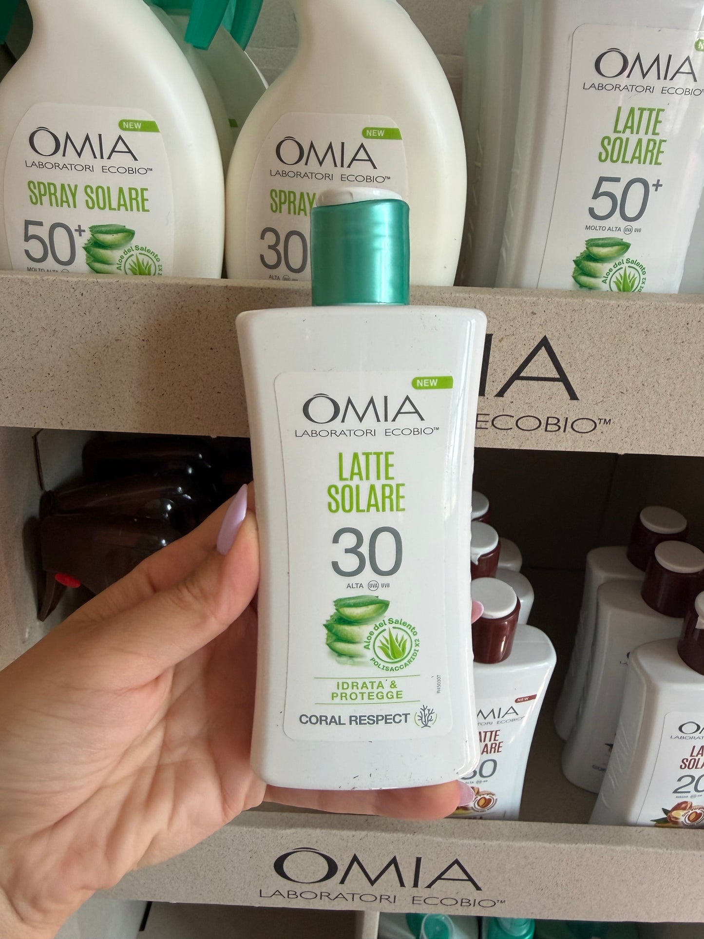 Latte Solare SPF 30 con gel di Aloe Vera del Salento
