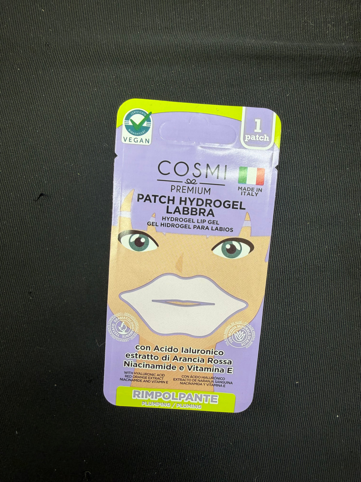 Patch Hydrogel Labbra Rimpolpante con Acido Ialuronico