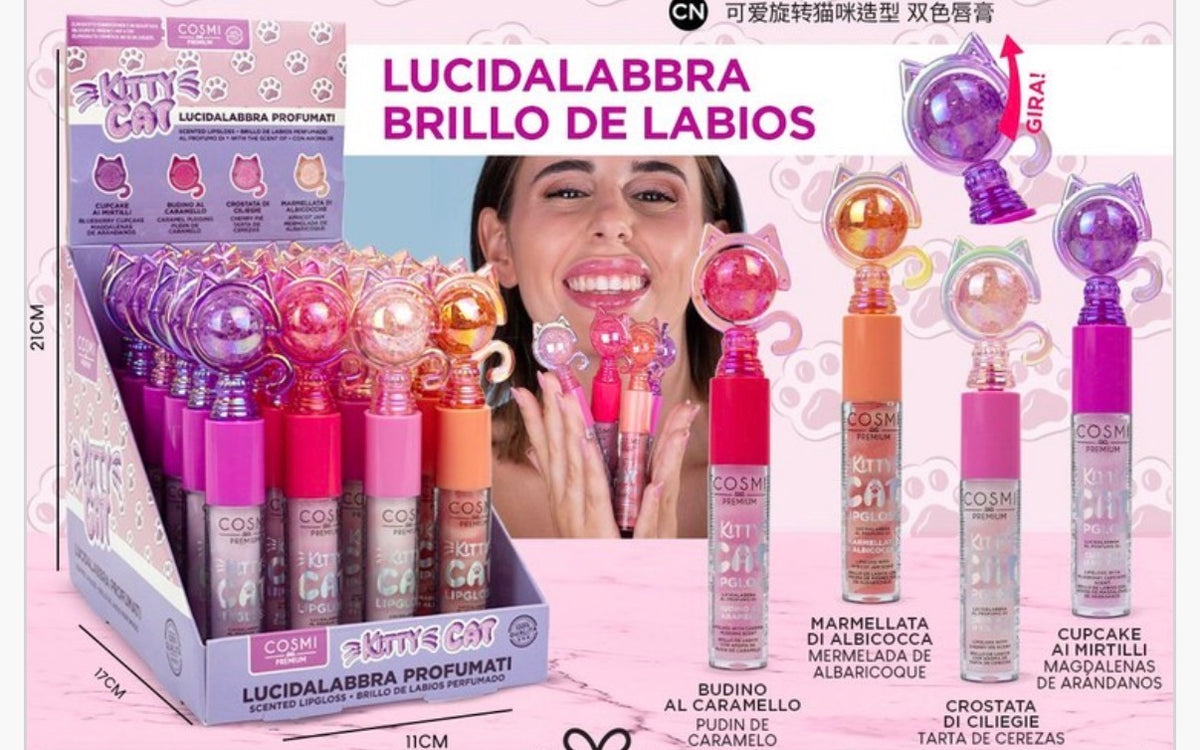 Kitty Cat Lip Gloss – Lucidalabbra Profumato Effetto Gloss
