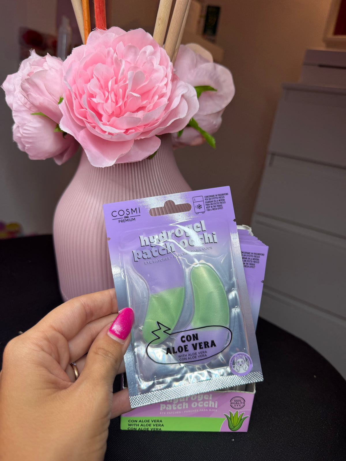 Patch Occhi Hydrogel all’Aloe Vera – Effetto Rinfrescante
