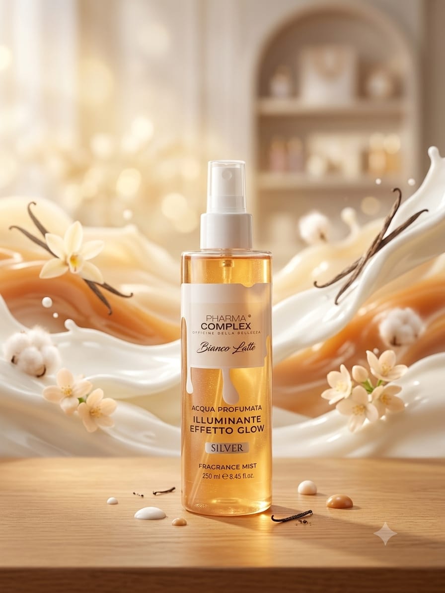 Acqua Profumata Illuminante Bianco Latte Silver Glow – 250 ml