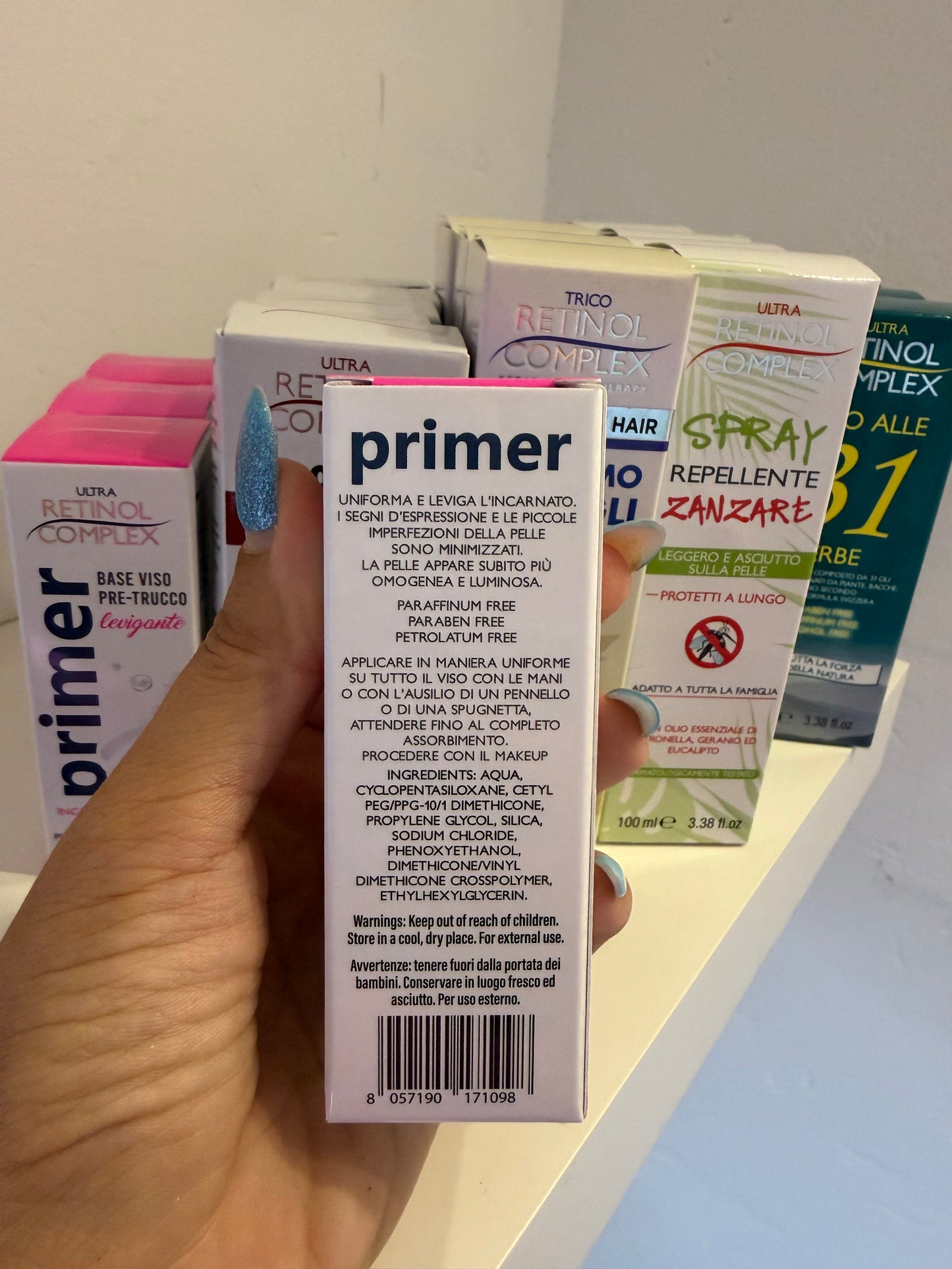 Primer Viso Levigante – Base Trucco Ultra Retinol Complex