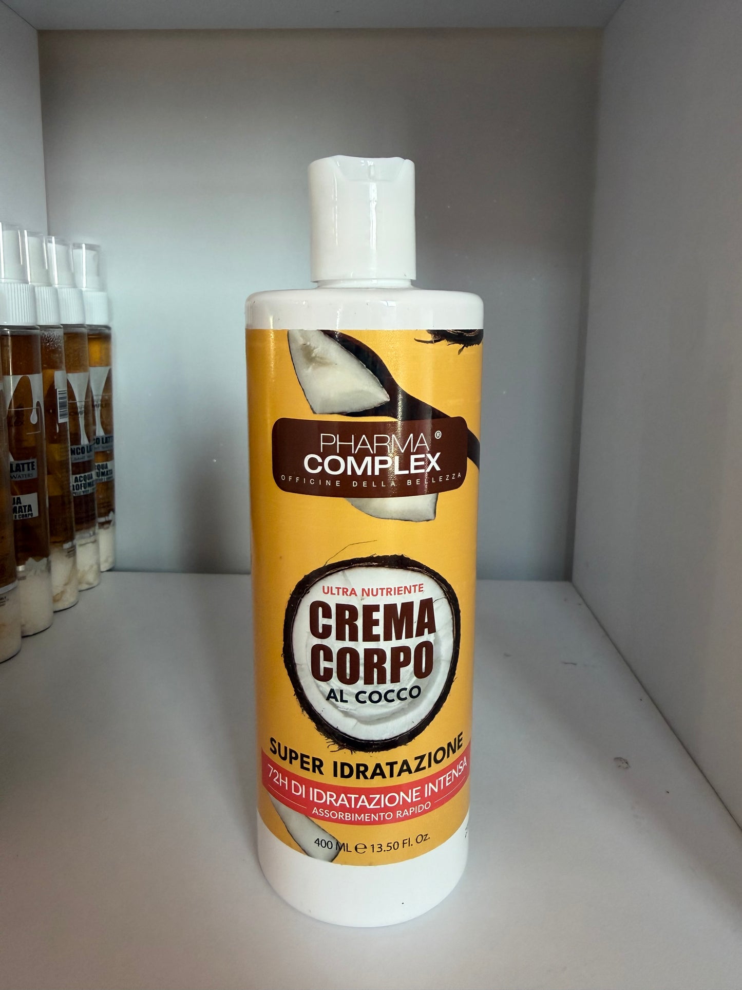 Crema Corpo al Cocco – Super Idratante 72H 400ml | Pharma Complex