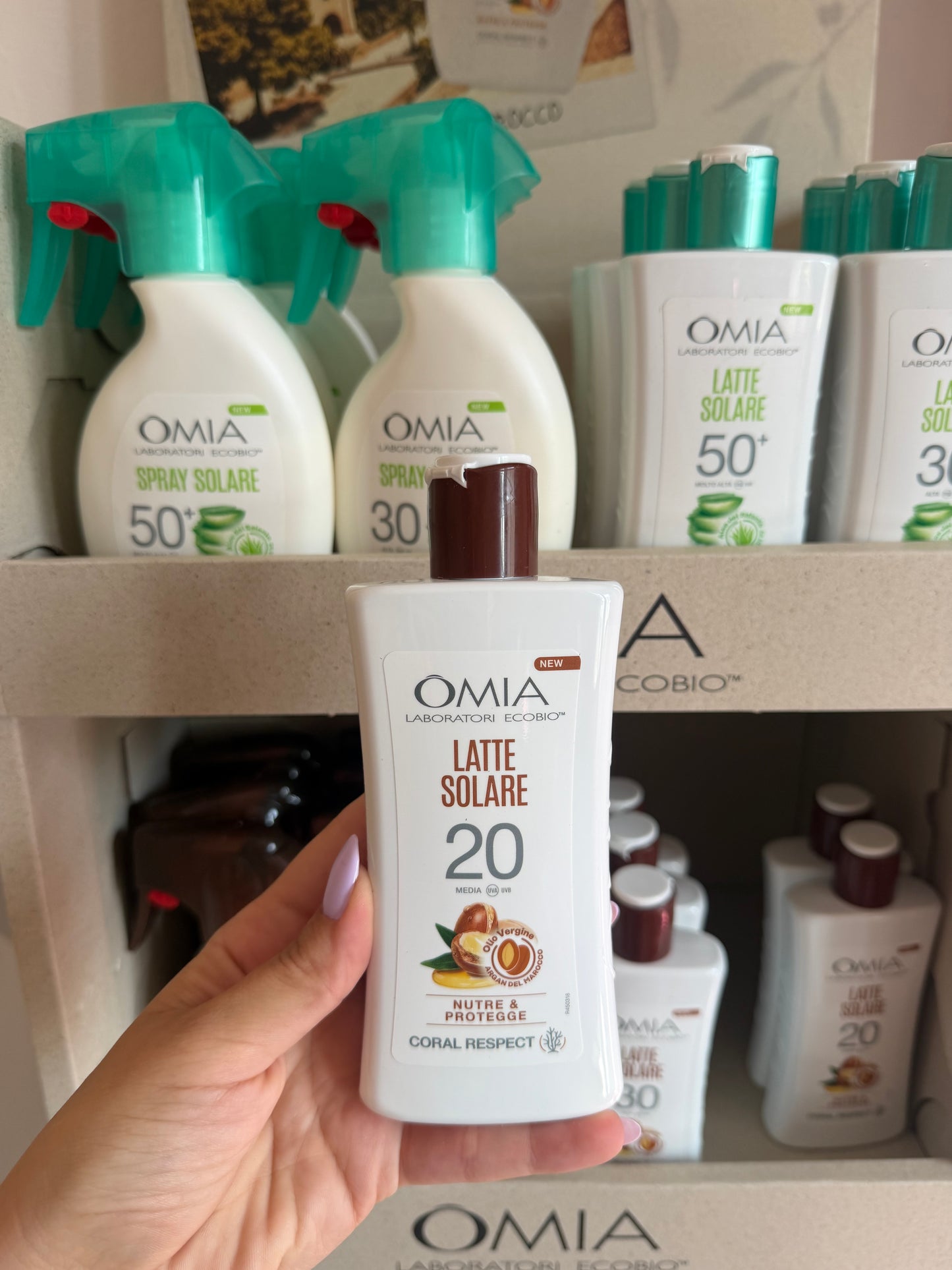Latte Solare SPF 20 con Olio di Argan del Marocco