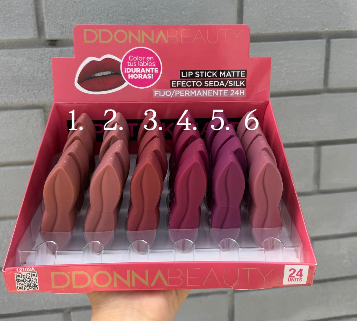 DDonna Beauty Lipstick Matte Effetto Seta 24H