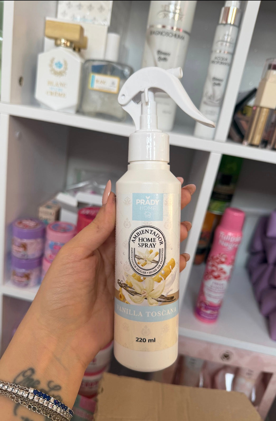 Spray ambienti e tessuti bianco latte - vanilla Toscana