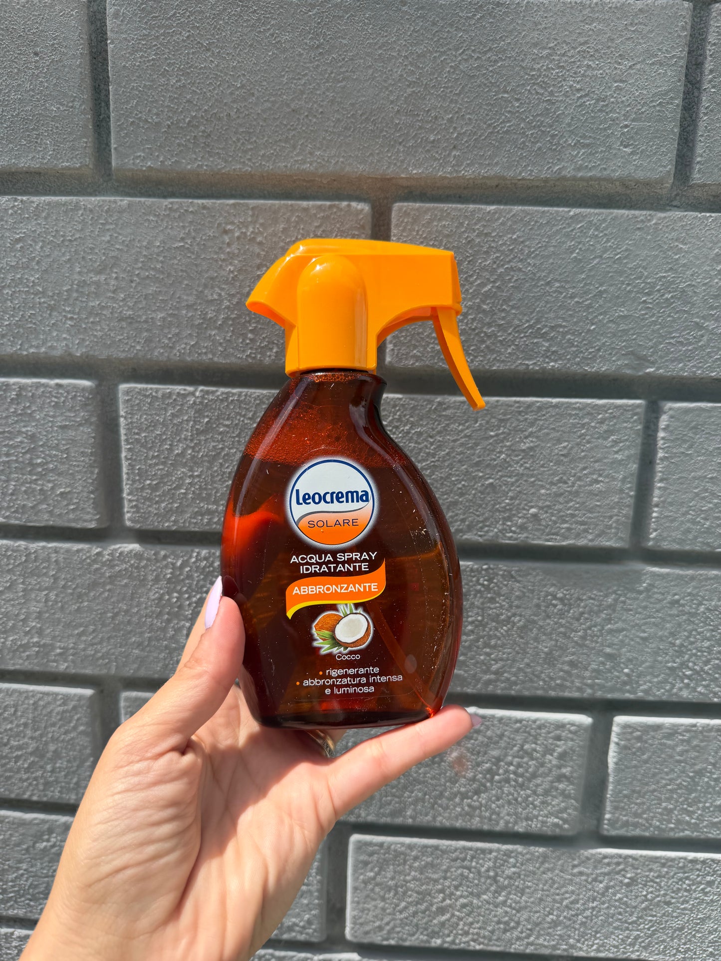 Leocrema Solare Acqua Spray Idratante Abbronzante al Cocco 🌴☀️