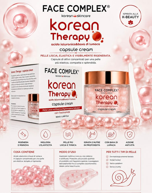 Crema Viso Korean Therapy Acido Ialuronico & Bava di Lumaca