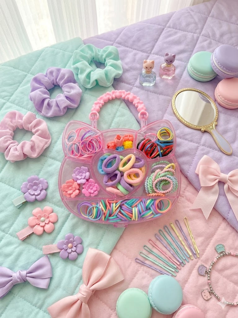 Set Elastici & Accessori Capelli Bambina – Teddy Collection