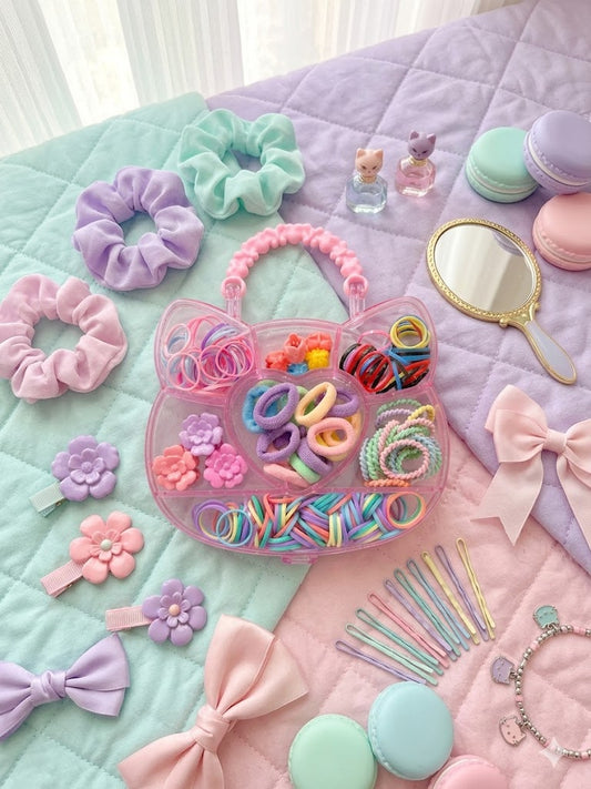 Set Elastici & Accessori Capelli Bambina – Teddy Collection