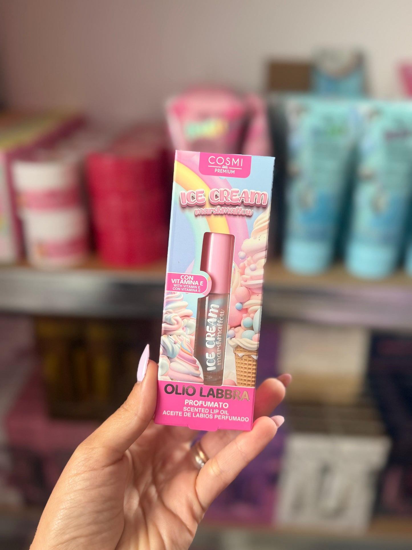 Olio Labbra Ice Cream Marshmallow – Cosmi Premium