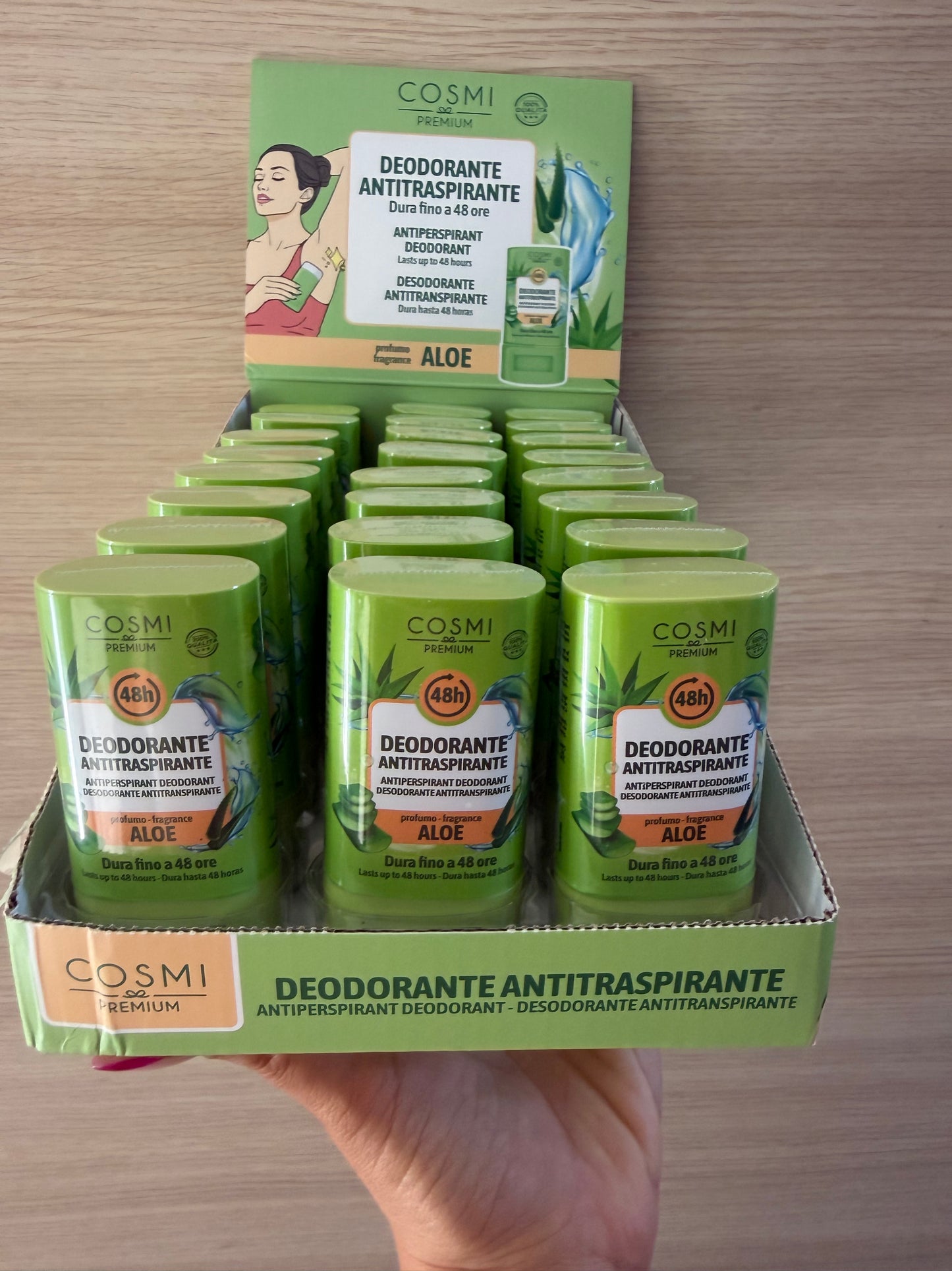 Deodorante Antitraspirante Aloe 48H