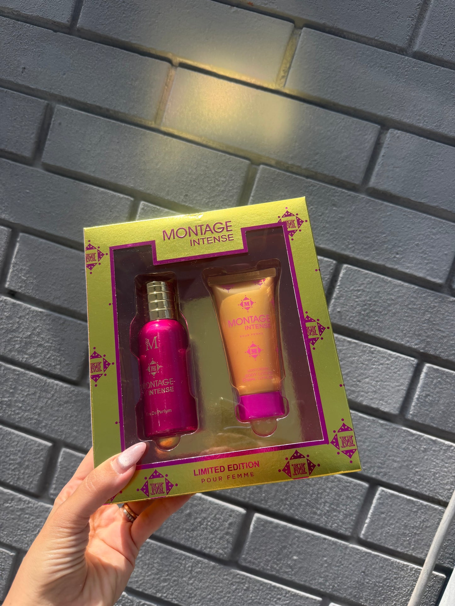 Set Profumo + Crema Corpo Montage Intense – Ispirato a Intense Café ☕🌹