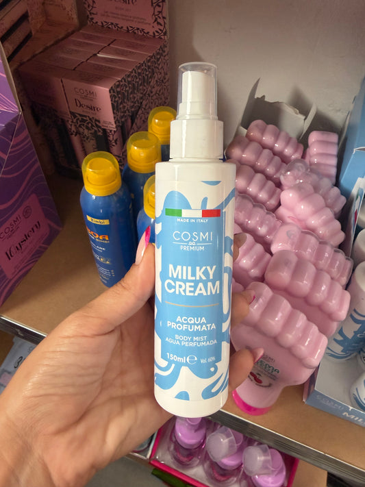 Milky Cream – Acqua Profumata Corpo 150 ml Bianco Latte