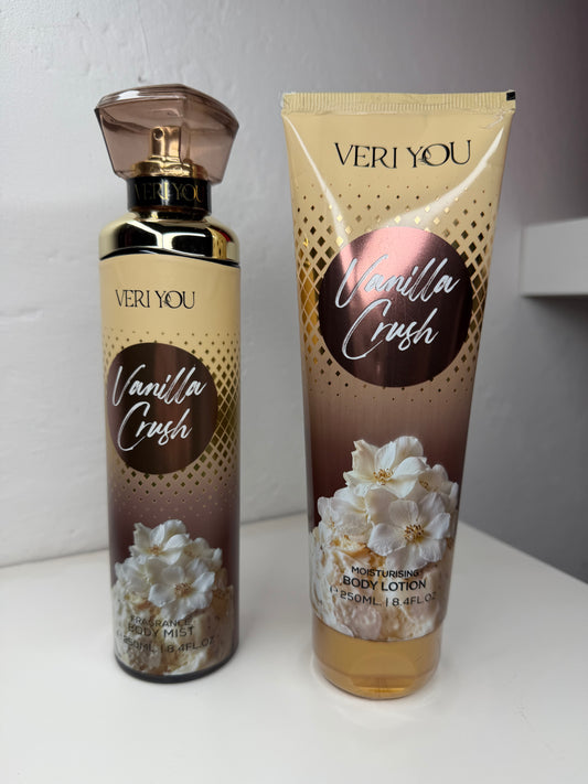 Vanilla Crush Set – Body Mist + Crema Corpo 250 ml 🍦✨