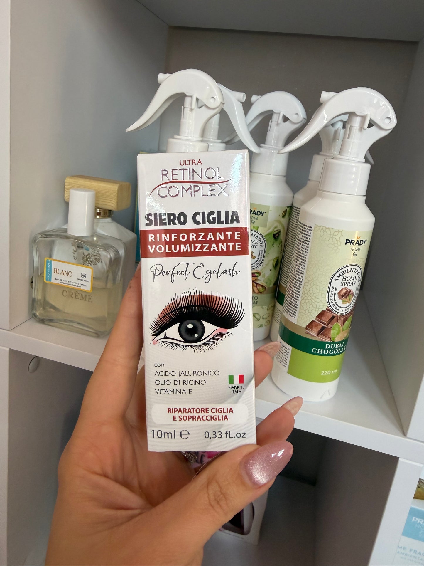 Siero Ciglia e Sopracciglia Rinforzante Volumizzante – Effetto Lungo & Folto