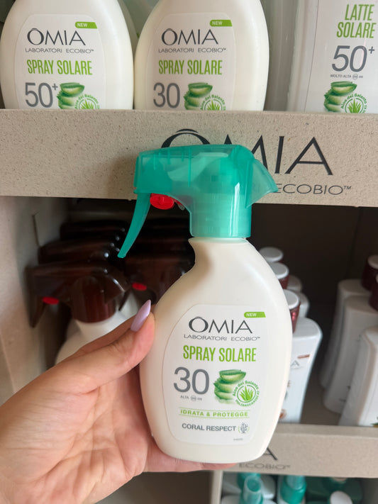 Spray Solare SPF 30 con gel di Aloe Vera del Salento