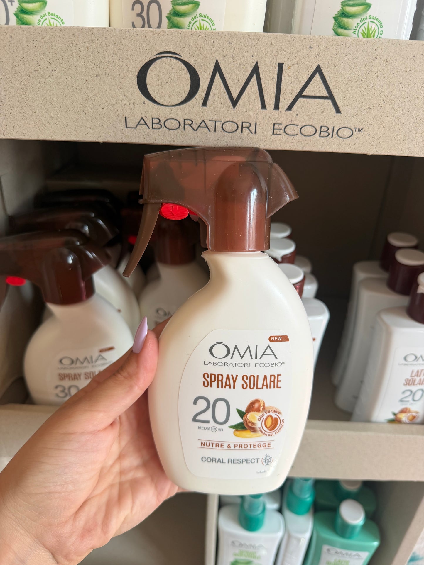 Spray Solare SPF 20 con Olio di Argan del Marocco