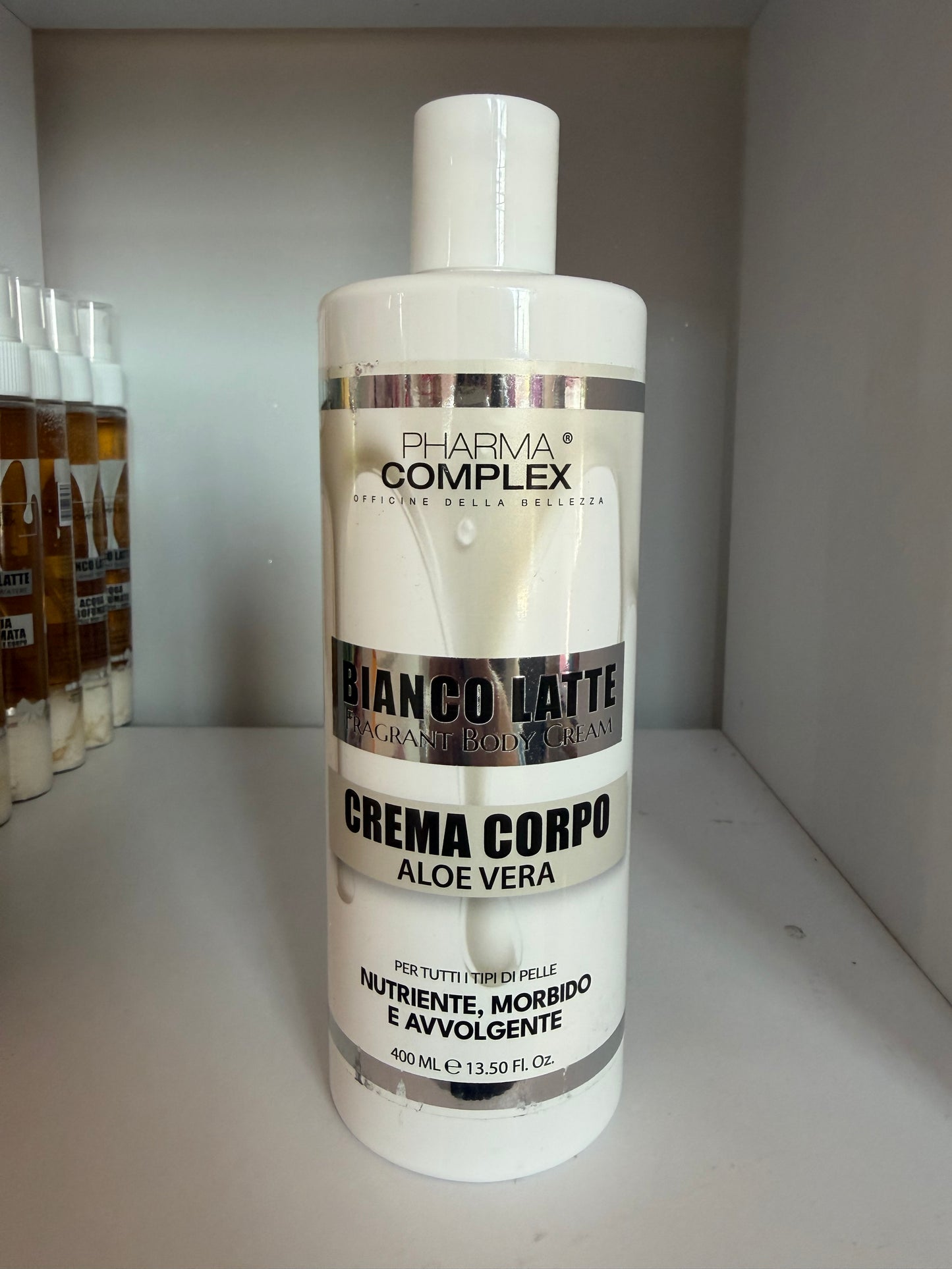 Crema Corpo Bianco Latte Aloe Vera – Idratante & Profumata 400ml | Pharma Complex