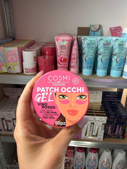 Patch Occhi Gel al Vino Rosso – (60 pezzi)