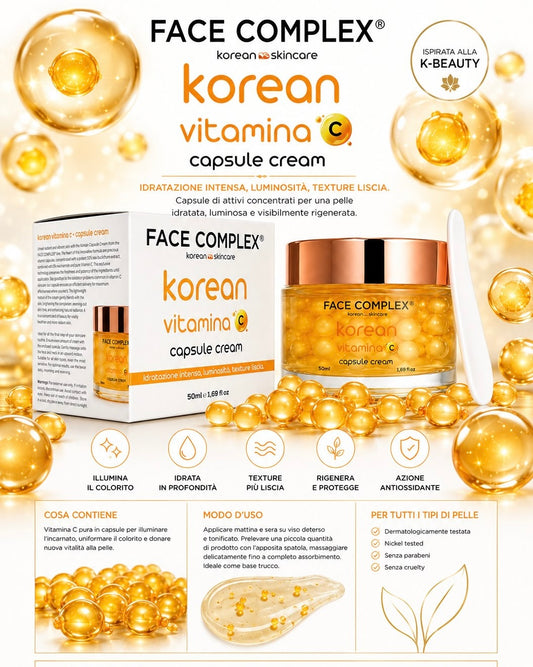 Crema Viso Korean alla Vitamina C in Capsule