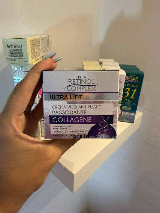 Crema Viso Ultra Lift al Collagene – Ultra Retinol Complex | 50 ml