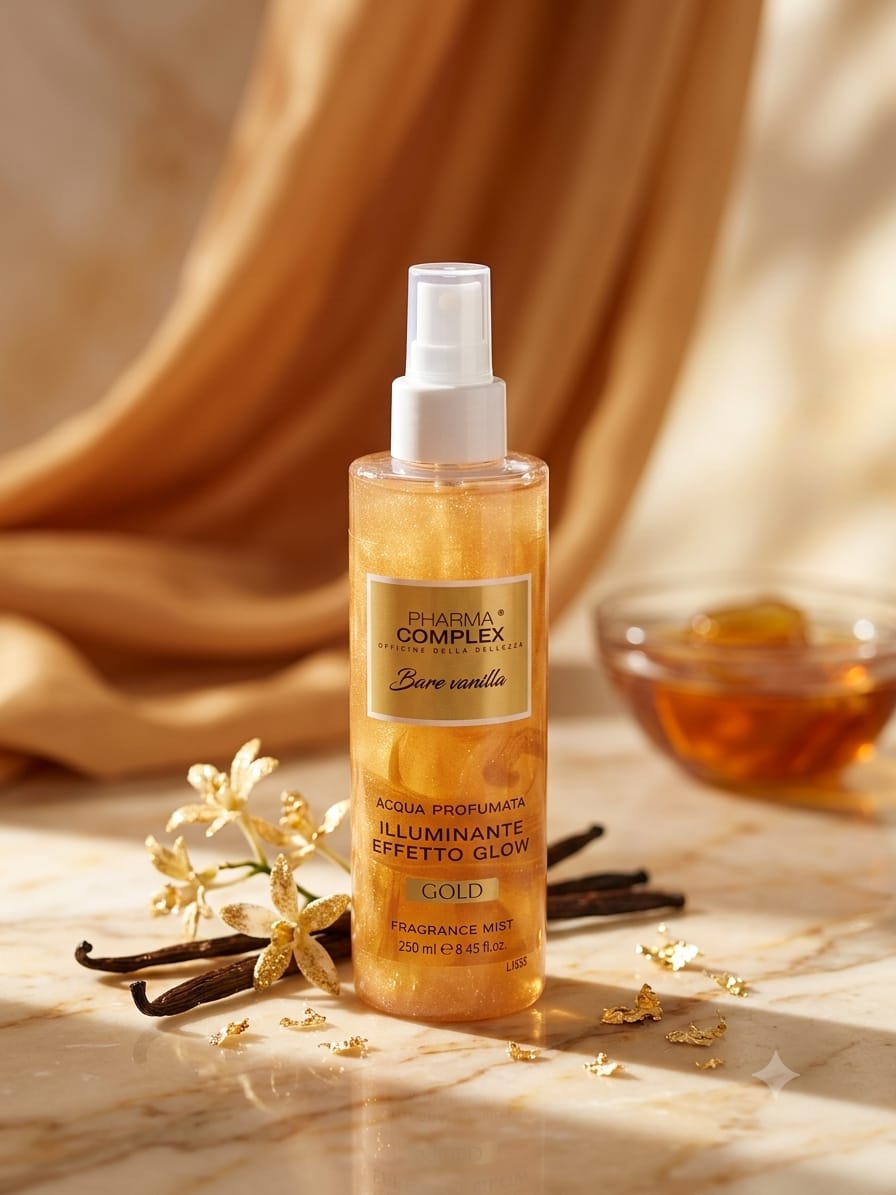 Acqua Profumata Illuminante Bare Vanilla Gold Glow – 250 ml