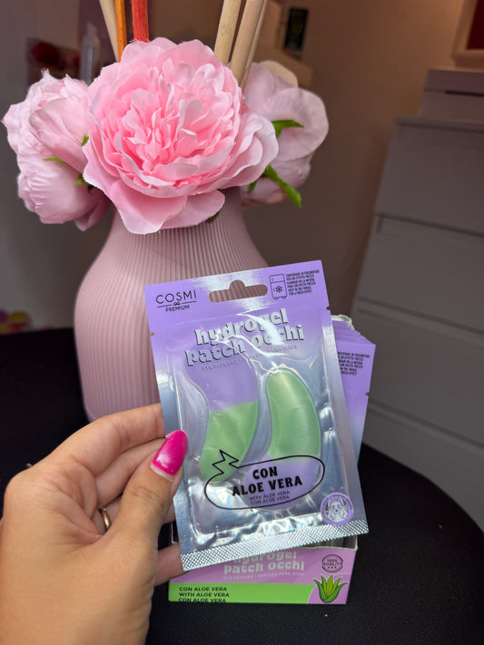 Patch Occhi Hydrogel all’Aloe Vera – Effetto Rinfrescante
