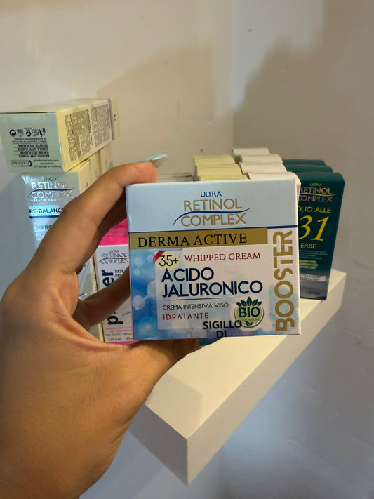 Crema Viso Booster 35+ all’Acido Ialuronico – Ultra Retinol Complex | 50 ml