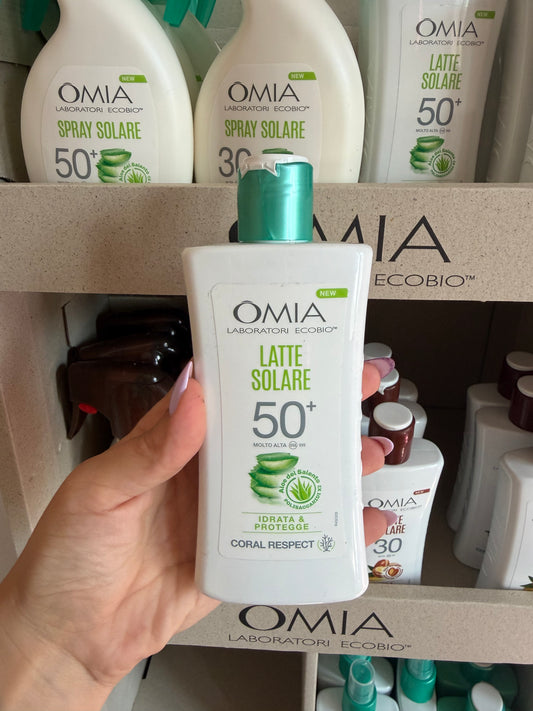 Latte Solare SPF 50 con gel di Aloe Vera del Salento