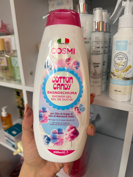 Bagnoschiuma zucchero filato