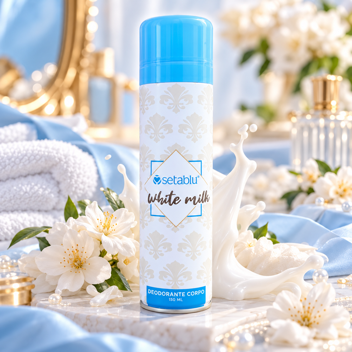Deodorante corpo bianco latte