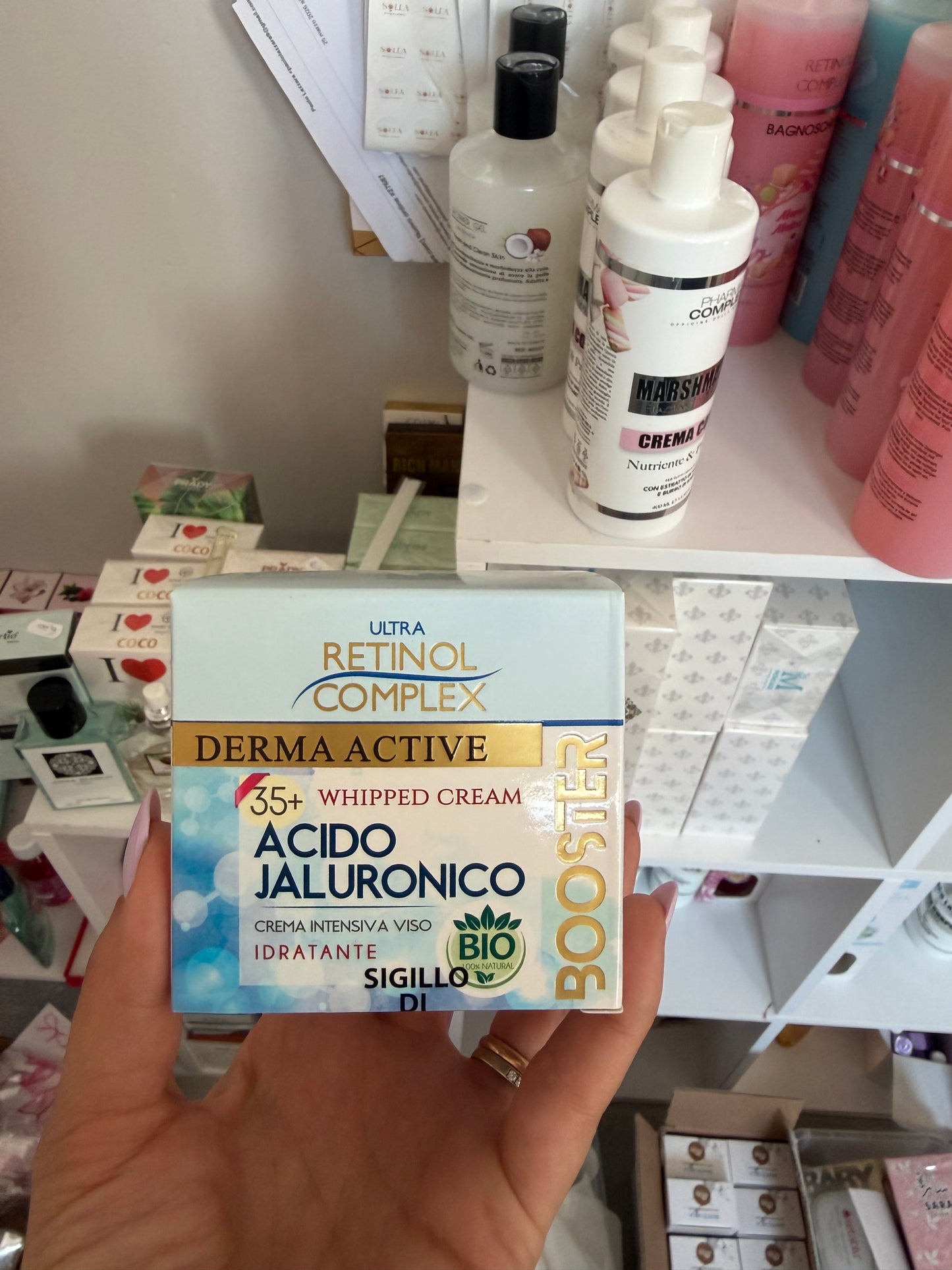 Crema Viso Acido Ialuronico 35+ – Retinol Complex