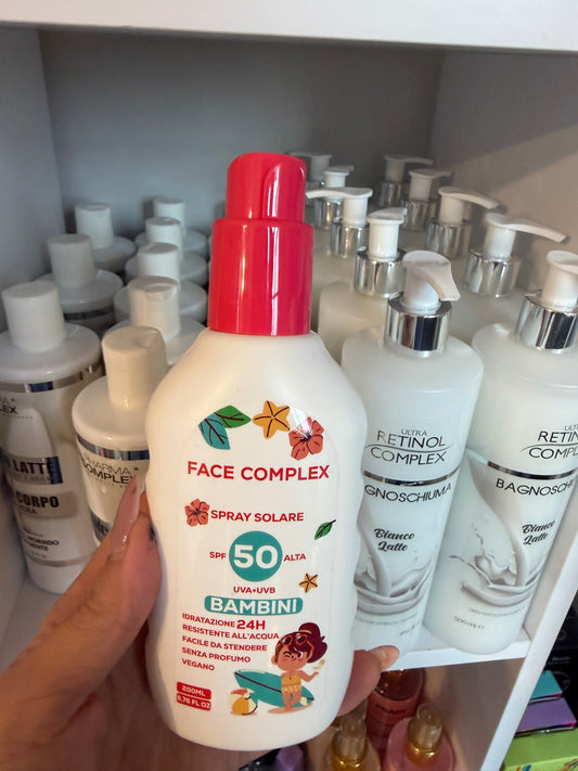 👶☀️ Spray Solare Bambini SPF 50 – Protezione Molto Alta & Pelle Delicata