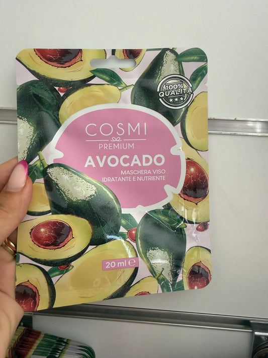 Maschera Viso all’Avocado Idratante e Nutriente