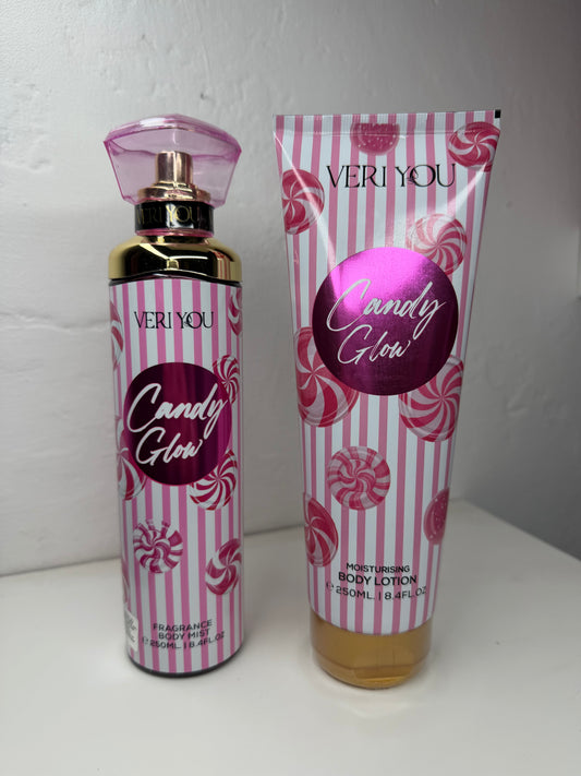 Candy Glow Set – Body Mist + Crema Corpo Profumata 🍭✨