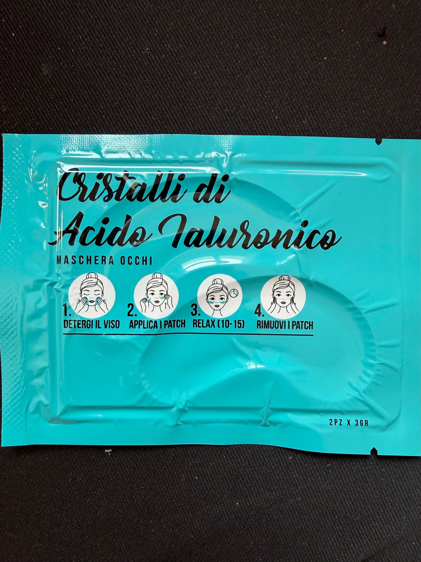 Patch Occhi Hydrogel Acido Ialuronico – Effetto Idratante & Anti-Occhiaie 💧✨