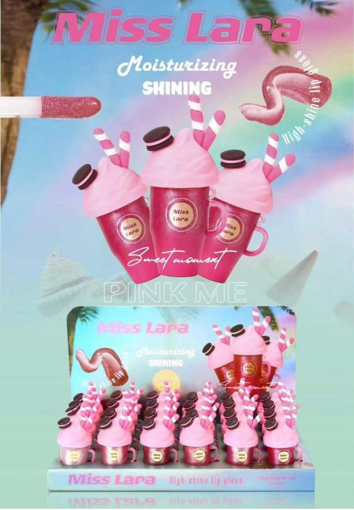 Lip Gloss Shine Yum Yum – Lucidalabbra a Forma di Gelato Effetto Brillante