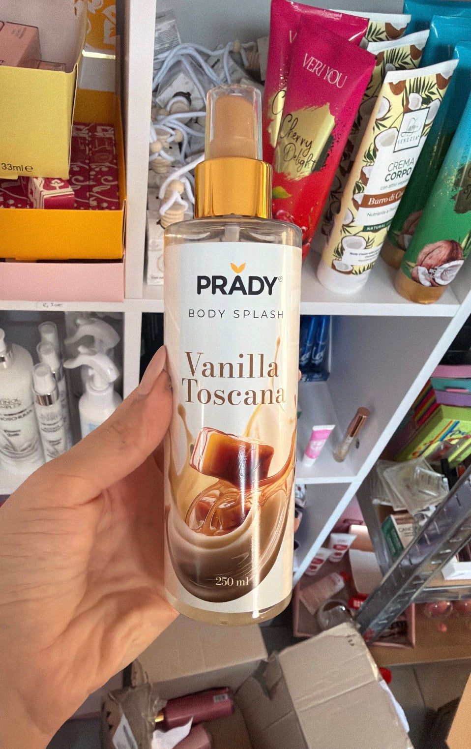 Acqua Profumata Vanilla Toscana - bianco latte