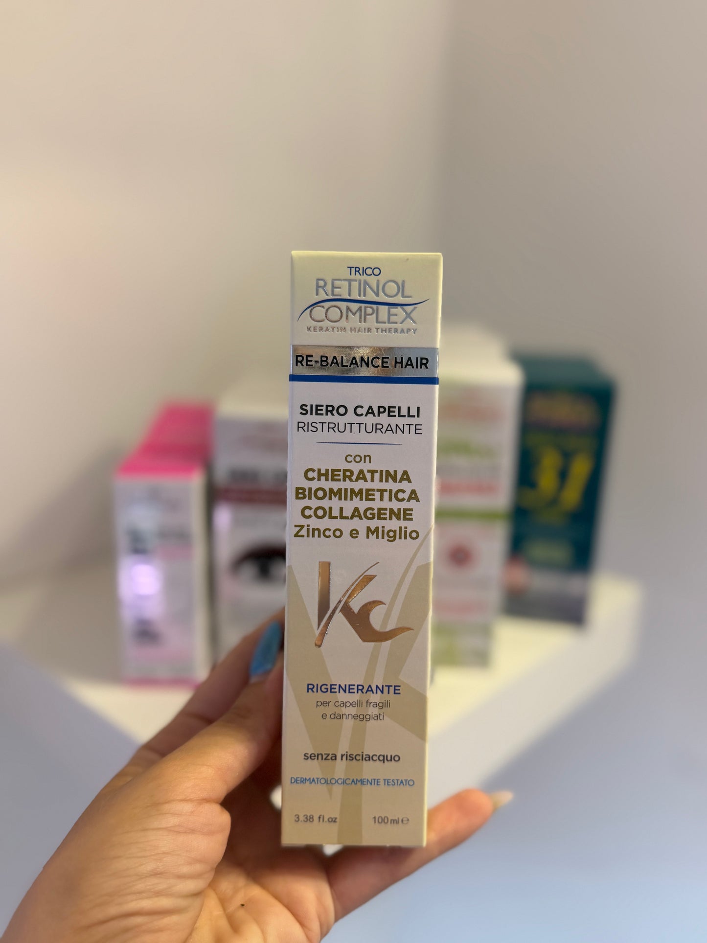 Siero Capelli Ristrutturante Re-Balance Hair – Cheratina Biomimetica