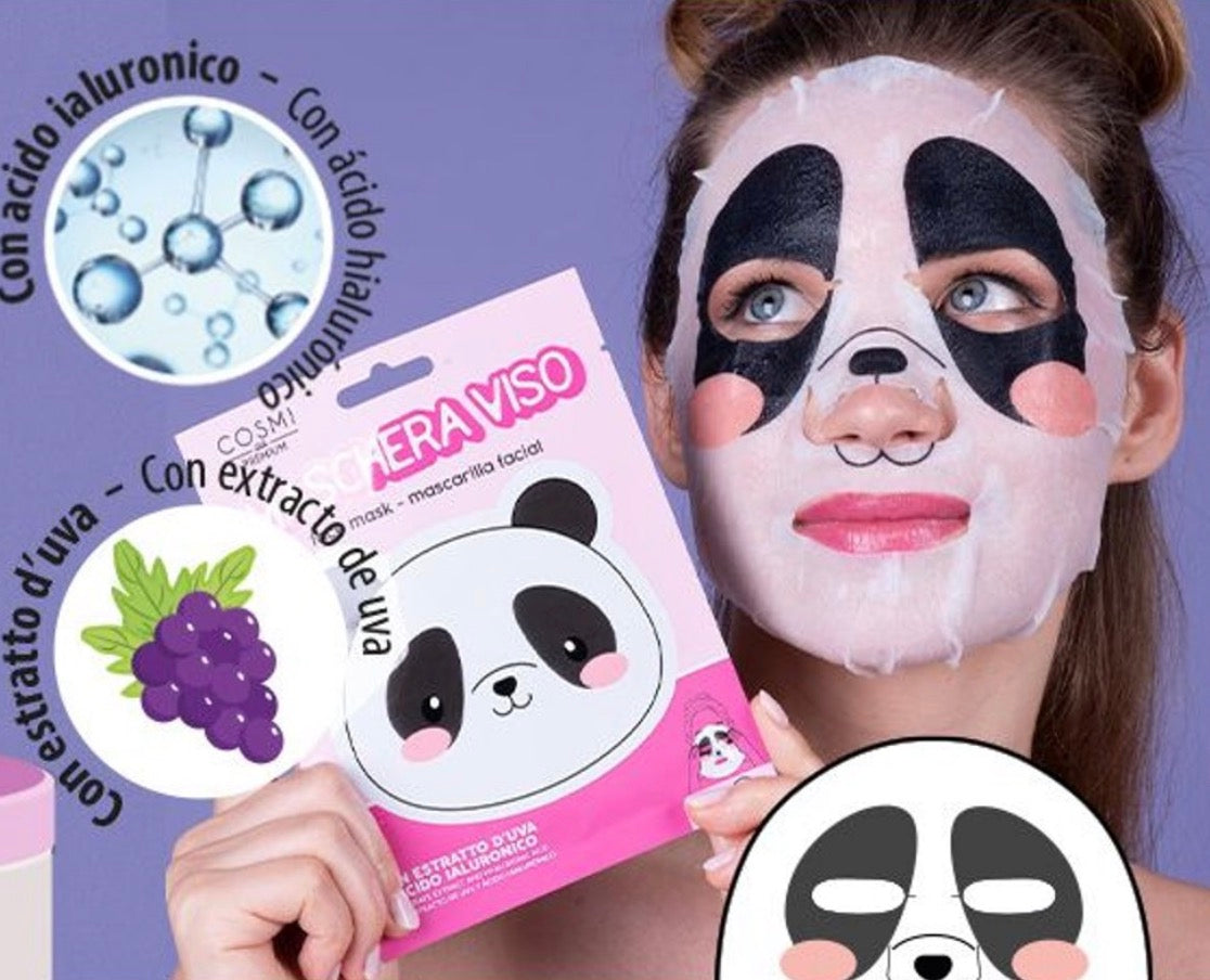 Maschera Viso Panda – Idratante & Glow