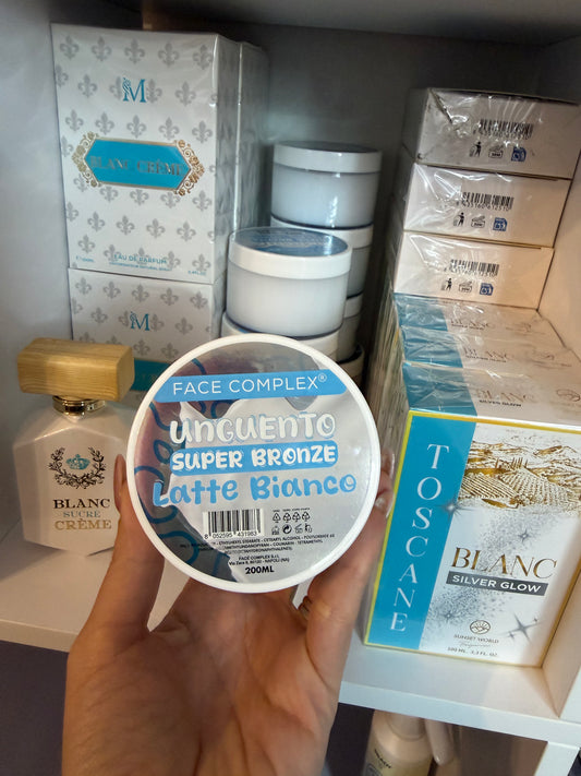 Unguento Super Bronze Latte Bianco – Abbronzatura Intensa & Glow Effetto Estate